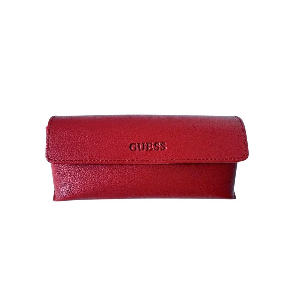 GUESS Semi Hard Lined Sunglasses/glasses Case With Snap Closure